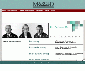 marold.de: Marold, Personalberatung, Ulm, Personalvermittlung, Jobs, Stellen, Outplacement, Karriereberatung
Die Personalspezialisten in Ulm fr Recruiting, Karriereberatung, Outplacement und Managementberatung 