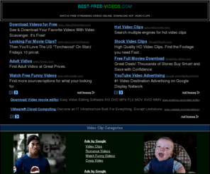 best-free-videos.com: Watch Free Streaming Videos Online, Download Hot Video Clips
We provide streaming videos to watch online. You can also download hot video files for free. Enjoy the high quality free vidios at best-free-videos.com