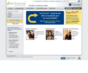 growstudentloans.org: Grow Financial - Student Lending Center - Home Page
Credit Union Student Choice Cooperative was formed by leading credit unions across the nation in an effort to offer loans that are \