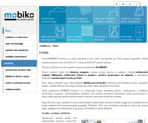 mobiko.cz: MOBIKO Hranice  -  firma
Mobiko Hranice: Vyrobce a dodavatel: montovane ocelove haly drateny program vybaveni prodejen mestsky mobiliar stojany lavicky odpadkove kose pro psy reklamni stojany acka billboardy ocelove kontrukce zamecnictvi vyroba zakazkova kovovyroba ploty brany plotove dilce laboratorni pristroje hlinikove konstrukce hlinikova okna alu profily