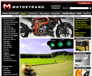 motostrano.info: Motostrano.com - Alpinestars, SIDI, ICON, Acerbis, Gimoto, Supermoto, AGV, Revit
Customize it, modify it, build it. Motorcycle gear and parts, supermoto, sportbike, adventure bike and scooter, accessories and apparel and outfit you and your motorcycle with great gear and performance motorcycle parts from Alpinestars, SIDI, ICON, Akrapovic, GIVI and others.