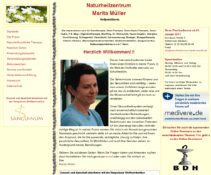 naturheilzentrum-marita-mueller.de: Naturheilzentrum - Marita Müller - Heilpraktiker - 50858 Koeln - Heilpraktikerin
Heilpraktiker - Naturheilzentrum Marita Müller - 50858 Koeln - Heilpraktikerin