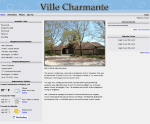 charmingvillage.org: Ville Charmante - Home
Ville Charmante.  WELCOME to Ville Charmante!

This premier condominium community is located just north of Columbus, Ohio near the intersection of Rou