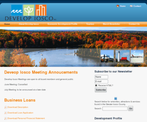 developiosco.com: Develop Iosco
We have plenty of space to grow your business, a workforce with strong work ethics and extensive infrastructure. Iosco County is located in the northeast quarter of the lower peninsula of Michigan in the heart of the Lake Huron’s “Sunrise Side”.