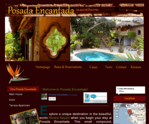 rentalsbuceriasmexico.com: Posada Encantada
Posada Encantada a unique vacation experience in an unparalleled location! Affordable family vacations.Great weekly and monthly discounts