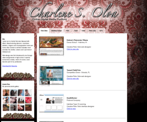 charleneoloa.com: Charlene Oloa - Web and Digital Media Designer: Online Portfolio
