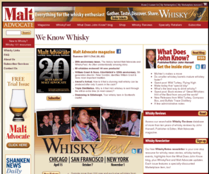 maltadvocate.com: Malt Advocate
Malt Advocate magazine is America's leading whisky magazine. It's the number one source for whisky information, education and entertainment for whisky enthusiasts.