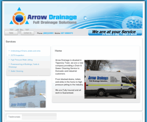 arrowdrainage.com: Arrow | Drainage | Home
Arrow Drainage, Full Drainage Solutions in Tipperary and Limerick