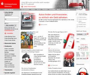 sparkasse-bc.org: Kreissparkasse Biberach (654 500 70) - Internet-Filiale
Die Internetfiliale der Kreissparkasse Biberach