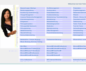 trainingsanbieter.de: TRAININGSSUCHE, TRAININGSANBIETER, TRAININGSANGEBOTE für Mitarbeiter, Führungskräfte, Unternehmen - Inhouse-Training
MITARBEITER, FÜHRUNGSKRÄFTE, UNTERNEHMEN - Trainingsanbieter, Inhouse-Training, Trainingssuche: Die TRAININGSANGEBOTE für Moderation, Präsentation, Rhetorik, Mitarbeitergespräch, Kommunikation, Führung, Führungsqualität, Führungskompetenz, Führungsverhalten, Konfliktmanagement, Motivation, Entscheidungsfindung, Meister, Teamarbeit, ...