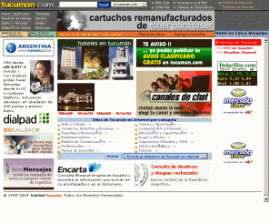 tucuman.com:  t u c u m a n . c o m   -   Tucumán en Internet
tucuman.com - Tucuman en internet. El portal de Tucumán con informacion actualizada, servicios, entretenimientos y curiosidades.