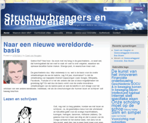 vhcbv.com: Structuurbrengers en droomdoeners | Carel van Heugten, Ontdekken hoe innovatie echt werkt. Handige tool: GOCU for innovation
