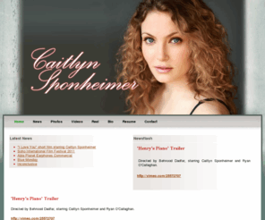 caitlynsponheimer.com: Caitlyn Sponheimer
Caitlyn Sponheimer - Actor