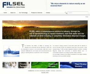 filsel.com: Wastewater treatmen for the industrial - Filsel
wastewater treatment, industrial water treatment, nano-filtration, filtration, selective, synthetic membranes, research and development