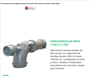 hidroagricolasltda.com: hidroagricolasltda
Somos especialistas en la fabricacion de bombas de caudal y de posos profundos.