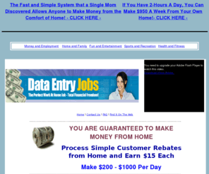 online-employment.net: Rebate Processor Jobs - EARN CASH from Home
 Work as a Rebate Processor and Earn Cash From Home