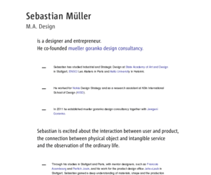 zebastian.com: Sebastian Mueller, Designer
