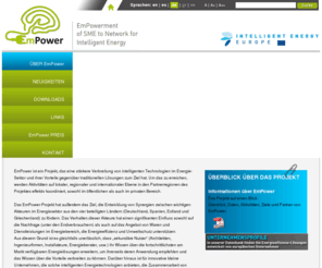 empower-eu.de: EmPowerment of SME to Network for Intelligent Energy
