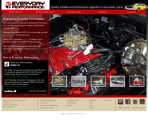 everyday-performance.com: Everyday Performance Carburetors Positraction Axles Automatic Transmissions
From bone stock to street or sport, Everyday Performance can help you bring your cruiser or daily driven muscle to life