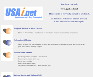 gigaheads.net: USAI.net - free parking

