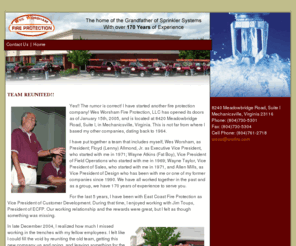 wesworsham.com: Wes Worsham Fire Protection, LLC
Wes Worsham Fire Protection, LLC has opened its doors as of January 15th, 2005, and is located at 8420 Meadowbridge Road, Suite I, in Mechanicsville, Virginia.