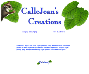 callejean.com: CalleJean's Sugar Glider Toys
