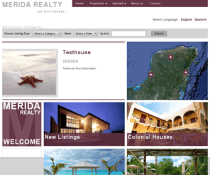 luzrealestate.com: Merida Realty - Real Estate Yucatan Mexico
Colonial Houses, Contemporary Houses, Beach Properties, Lots. We from Merida Realty help you to find your dream house here in Merida Yucatan Mexico.