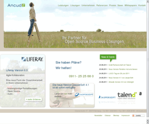 ancud.de: 00 HOME  -   Ancud IT-Beratung GmbH
Die Ancud IT-Beratung GmbH aus Nürnberg entwickelt Lösungen für Unternehmensportale, Business Process Management, Business Intelligence, Collaboration und E-Commerce auf der Basis von Enterprise Open Source und kommerzieller Software.