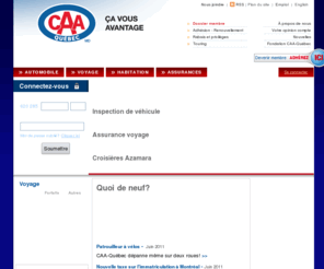 caa-habitation.com: CAA-Québec - Accueil
Le CAA-Québec offre des produits et services dans le domaine de l'automobile et du voyage. Nous vous offrons l'assistance routière, les services d'agences de voyages, etc.