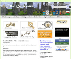 celt.co.nz: Celtic Connexions | Jewellery | Music | Clan | Claddagh | Fantasy | New Zealand
Celtic Connexions Jewellery and Gifts