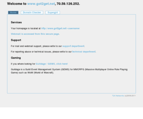 got2get.net: got2get.net
World of Warcraft Guild Event Management System