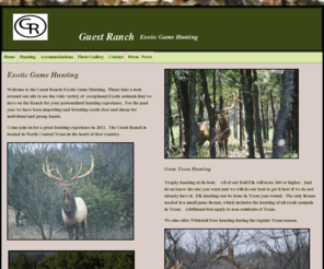 guest-ranch.com: Guest Ranch Exotic Game Hunting
Guest Ranch Exotic Game Hunting for hunting exotic deer and sheep.