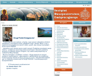 ide.info.pl: Instytut Duszpasterstwa Emigracyjnego - Instytut Duszpasterstwa Emigracyjnego
Instytut Duszpasterstwa Emigracyjnego