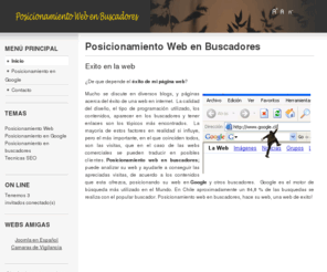 posicionamientowebenbuscadores.com: Posicionamiento Web en Buscadores
Posicionamiento Web en Buscadores