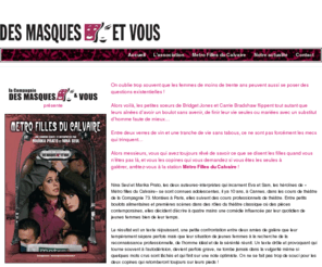 desmasquesetvous.com: Des masques et vous - Accueil
Tapez ici votre description