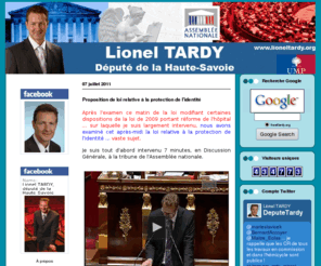 lioneltardy.org: Lionel TARDY
Député de la 2ème circonscription de la Haute-Savoie