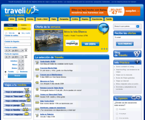 traveliu.com: Traveliu, viajes a tu medida
Traveliu te encuentra las mejores ofertas de viajes de la web y de ese modo te permite ahorrar tiempo buscando.  Te hacemos llegar un solo boletín informativo semanal  que recoge la selección de ofertas especiales de viajes de los proveedores online del sector más relevantes.