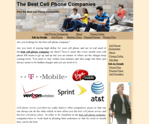 bestcellphonecompany.org: Cell Phone Companies - Cell Phone Companies
Find the Best Cell Phone Companies