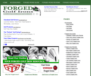 forged-irons.com: Looking for the best Forged Irons?
We have the best reviews on Forged Irons. No matter what Forged Irons your looking for...we have them. Free shipping on most Forged Irons Here.