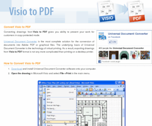 visio-to-pdf.com: Convert Visio to PDF / Universal Document Converter
How to convert drawings from Visio to PDF.