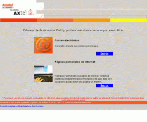 avantel.net: .::Avantel WebHosting para Usuarios de Dial-Up ::.
Avantel WebHosting para Usuarios de Dial-Up