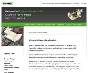 brakesint.co.uk: Brake Parts for Cars
UK’s largest distributor of car brake parts. Brake pads, brake discs, brake calipers, brake shoes, brake drums, brake wheel cylinders, brake master cylinders, brake flexible hoses, brake kits and all Vauxhall brake parts.