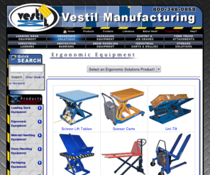 ergosolutions.com: Ergonomic Solutions by Vestil Manufacturing
Vestil Manufacturing is committed to the best in ergonomic solutions for profitability and OSHA compliance!