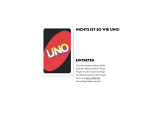 letsplayuno.de: Mattel | UNO
Offical Mattel UNO Website