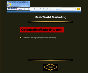 optimizationmarketing.com: Real-World Marketing
Enter a brief description of your site here