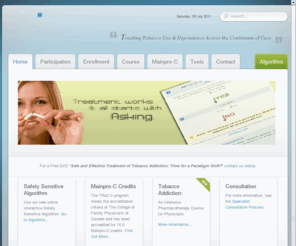 tracii.ca: TracII - Tobacco Reduction and Cessation
TRaC II provides primary care physicians with a clinical process to integrate tobacco (nicotine) addiction treatment into their practice.