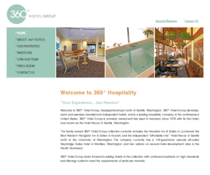 360hospitality.net: 360° Hotel Group, a Leading Hospitality Group in Seattle
360° Hotel Group, formerly Northgate Hotels, is a leading hospitality company managing top hotel brands in the northwestern United States and is headquartered in Seattle.  