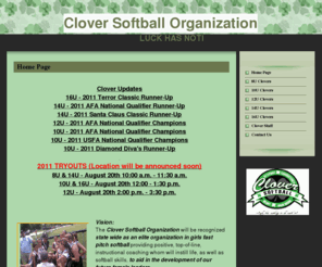 cloversoftball.org: Home Page
