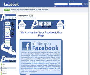 fanpagefix.com: Incompatible Browser | Facebook
 Facebook is a social utility that connects people with friends and others who work, study and live around them. People use Facebook to keep up with friends, upload an unlimited number of photos, post links and videos, and learn more about the people they meet.