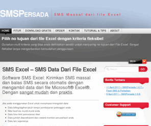 smspersada.com: SMS Excel dengan SMSPersada
Pertama di Indonesia! SMS Excel: Kirim SMS massal & balas SMS secara otomatis dengan data dari file Excel. Sangat mudah dan praktis. Download gratis.